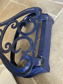 Porte-parapluie en fonte émaillée, début du XXeme siècle