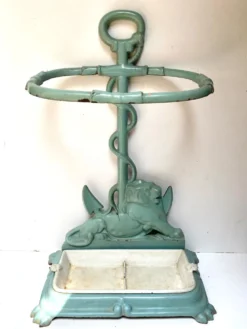 Porte parapluie en fonte émaillée début XX