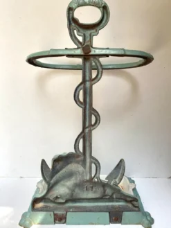 Porte parapluie en fonte émaillée début XX