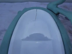Porte parapluie en fonte émaillée