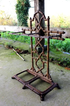 Porte parapluie en fonte vintage année 50