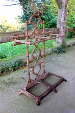 Porte parapluie en fonte vintage année 50