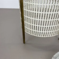 Porte-parapluie en laiton de style Mategot , Hollywood Regency, France années 50