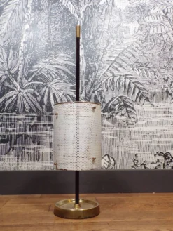 Porte-parapluie 1950 en tôle perforée