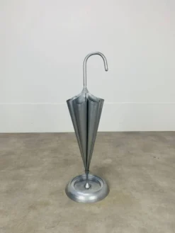 Porte parapluie métal gris 97 cm