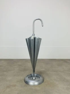 Porte parapluie métal gris 97 cm