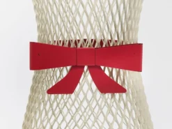 Porte-parapluie à nœud papillon style Mathieu Matégot, milieu du siècle, métal, France, années 1950