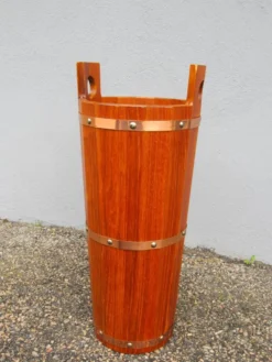 Porte-parapluie scandinave en teck par J.H Sävsjö