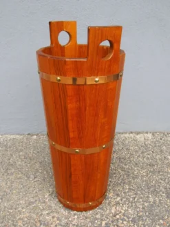 Porte-parapluie scandinave en teck par J.H Sävsjö