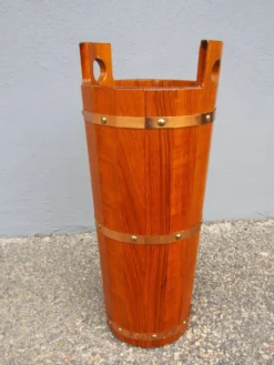 Porte-parapluie scandinave en teck par J.H Sävsjö