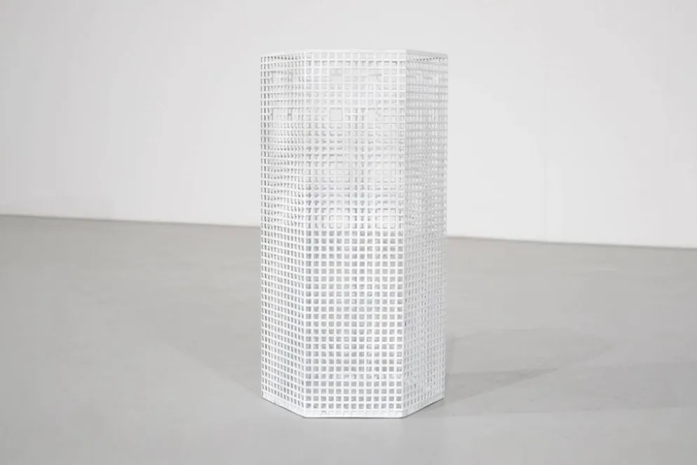 Porte-parapluies Josef Hoffmann pour Bieffeplast, Allemagne, 1905.