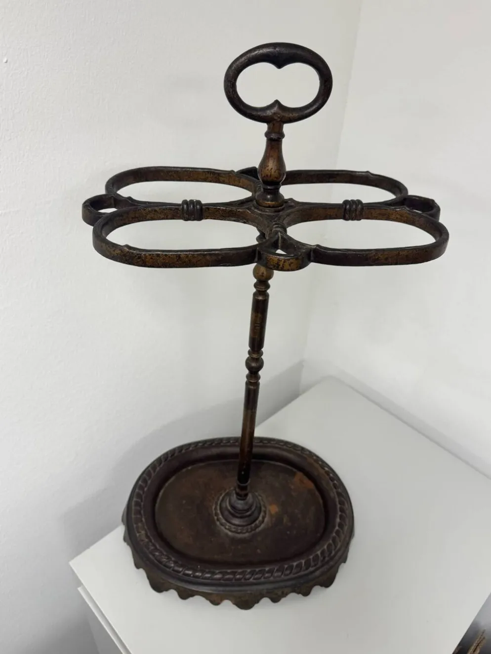 Porte-parapluies porte cannes en fonte XIXe s / Style Napoléon III