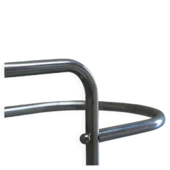 Porte-parapluie style Bauhaus en laiton chromé, années 1960