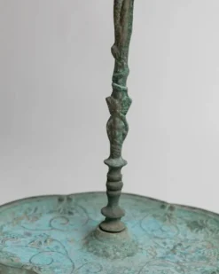 Porte-parapluies vintage en laiton des années 1930, design sculptural en forme de serpent