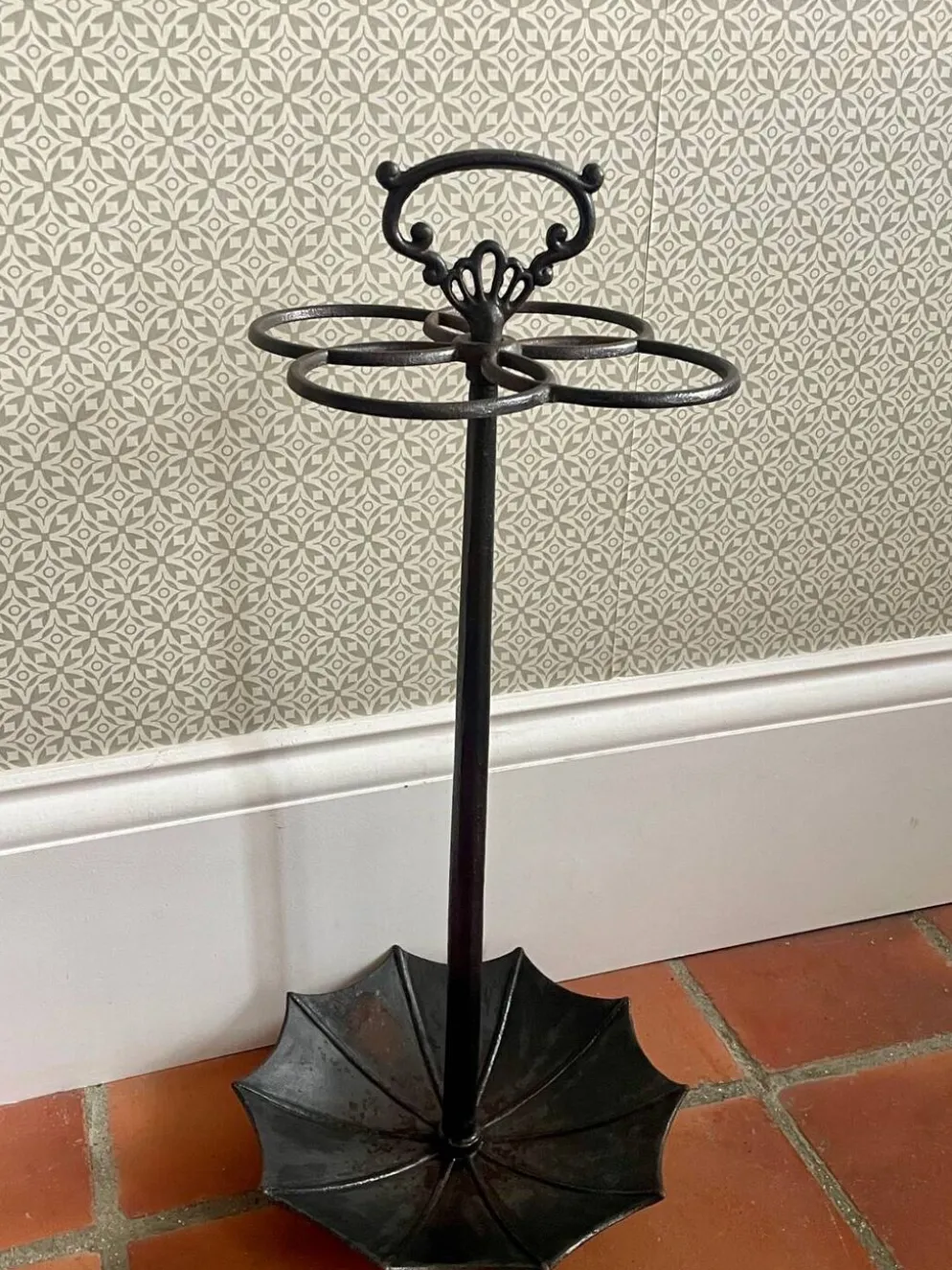Porte-parapluie Vintage Ombrelle en Fer Forgé