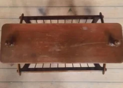Porte revu en acajou
