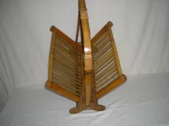 Porte-revue pliant bambou des années 40 - 50