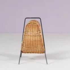 Porte-revues attribué à Carl Auböck des années 1950 en provenance du Danemark