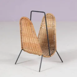 Porte-revues attribué à Carl Auböck des années 1950 en provenance du Danemark