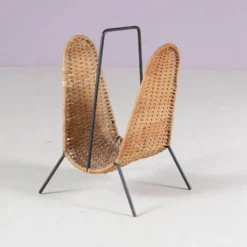 Porte-revues attribué à Carl Auböck des années 1950 en provenance du Danemark