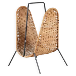 Porte-revues attribué à Carl Auböck des années 1950 en provenance du Danemark