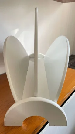 Porte revues blanc design annees 80