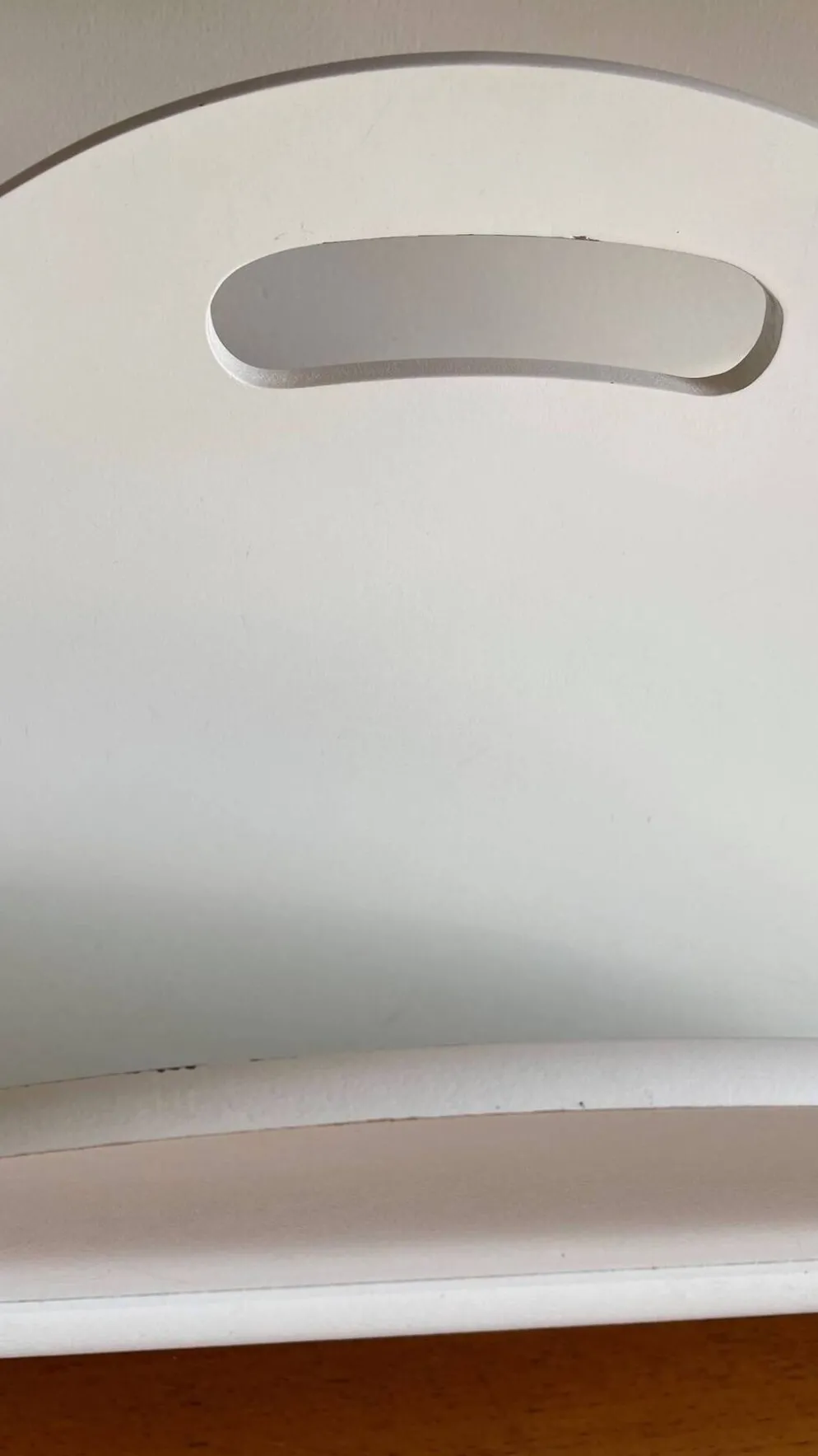 Porte revues blanc design annees 80