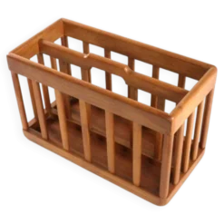Porte-revues en bois - vintage