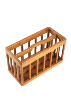 Porte-revues en bois - vintage