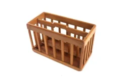 Porte-revues en bois - vintage