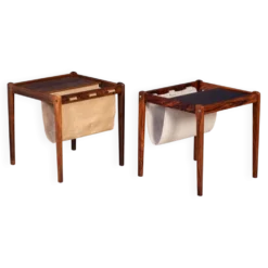 Porte-Revues en Palissandre par Brdr. Furbo, 1960s, Set de 2