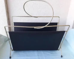 Porte revues métal doré