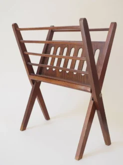 Porte-revues pliant Cees Braakman pour Pastoe – Design hollandais Mid-Centu