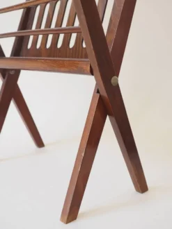 Porte-revues pliant Cees Braakman pour Pastoe – Design hollandais Mid-Centu