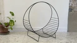 Porte-revues porte-bûches vintage