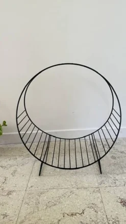 Porte-revues porte-bûches vintage