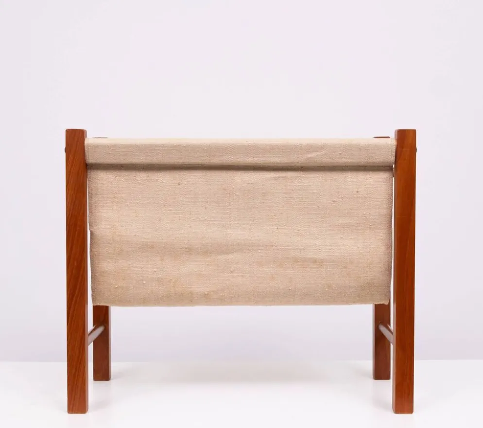 Porte-revues scandinave en teck 1960