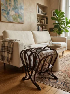 Porte revues Thonet en bois courbé art nouveau