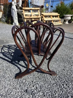 Porte revues Thonet en bois courbé art nouveau
