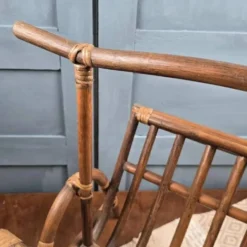 Porte-revues vintage en bois courbé – Structure ajourée – Années 60/70