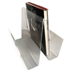 Porte-revues vintage en plexiglas, années 1970