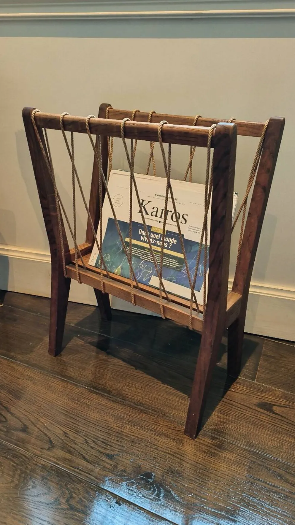 Porte-revues vintage scandinave