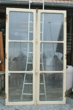 Portes vitrées en chêne