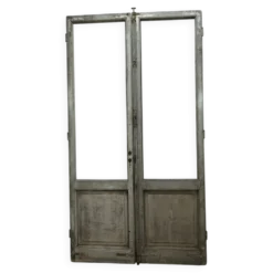 Portes vitrées en sapin