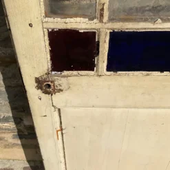 Porte vitrée ancienne L 92 x H 205