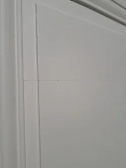 Porte 207x99,5cm de communication verso panneauté mouluré