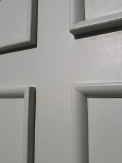 Porte 207x99,5cm de communication verso panneauté mouluré