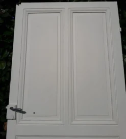 Porte 207x99,5cm de communication verso panneauté mouluré