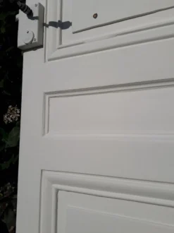 Porte 207x99,5cm de communication verso panneauté mouluré