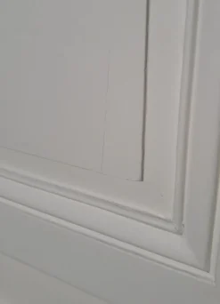 Porte 207x99,5cm de communication verso panneauté mouluré